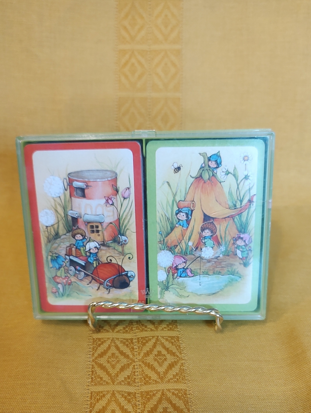 Rare 1970s Hallmark 'Woodland Frolic' Bridge Set